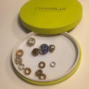Chamilia Charms With Box 12 Charms